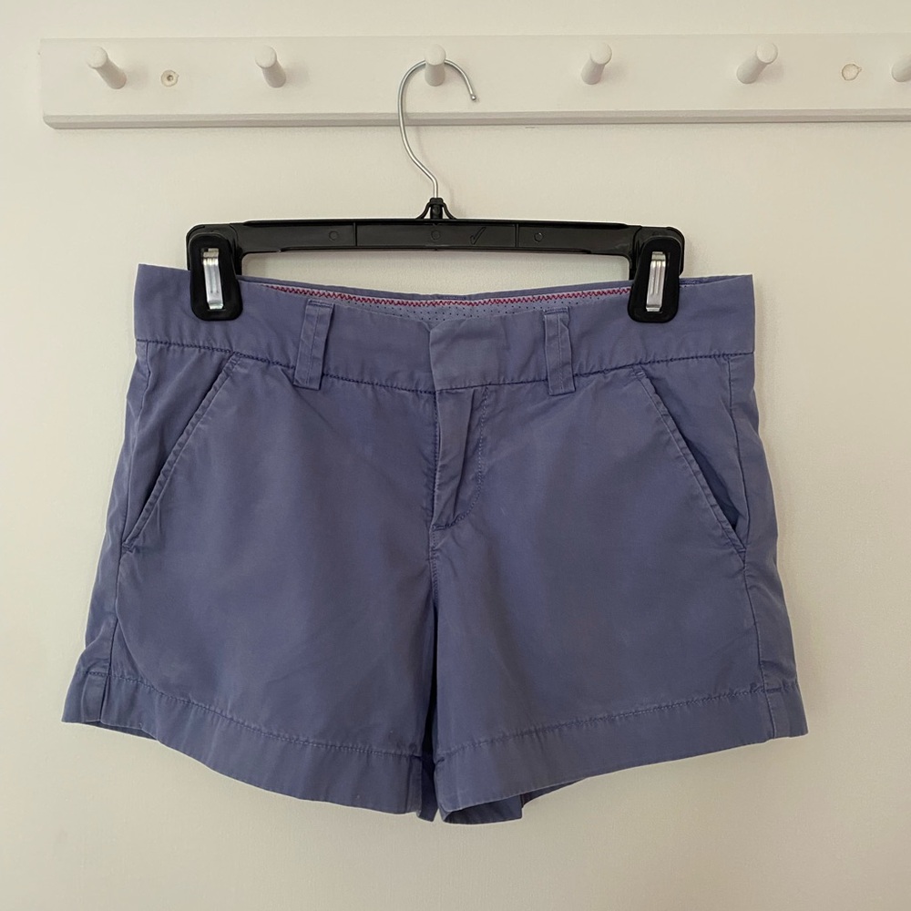 UNIQLO Womens Micro Chino Shorts Periwinkle 0